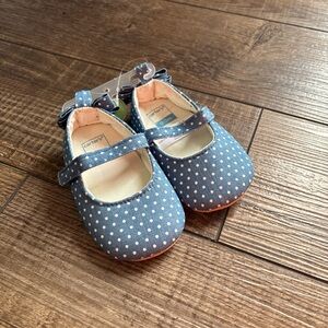 Carter's Polka Dot Blue Dress Shoes